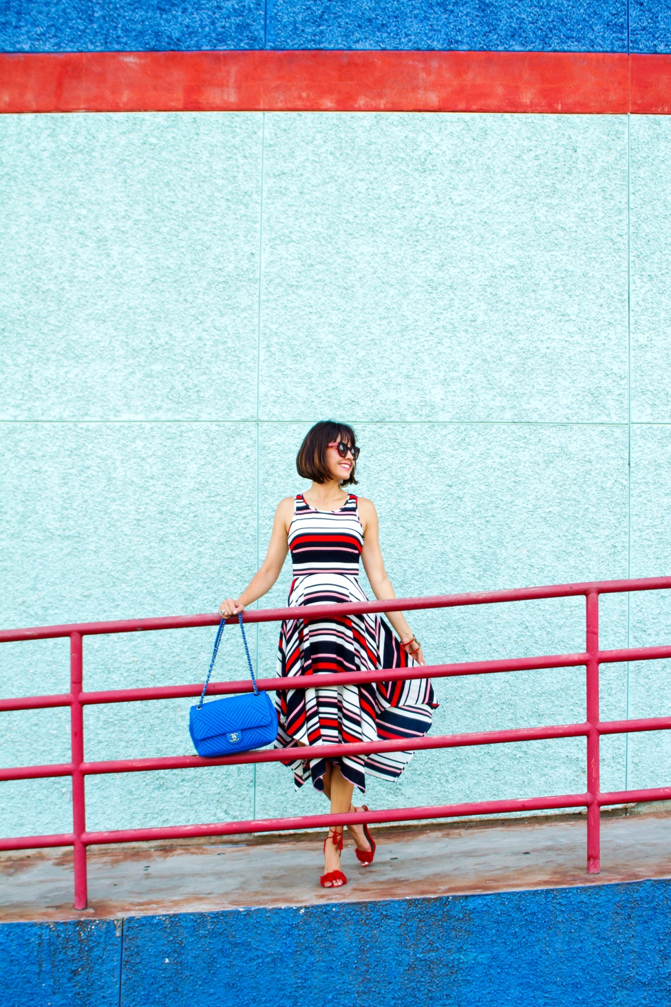 Wear Where Well ModCloth Workwear Red White Blue dress_0001