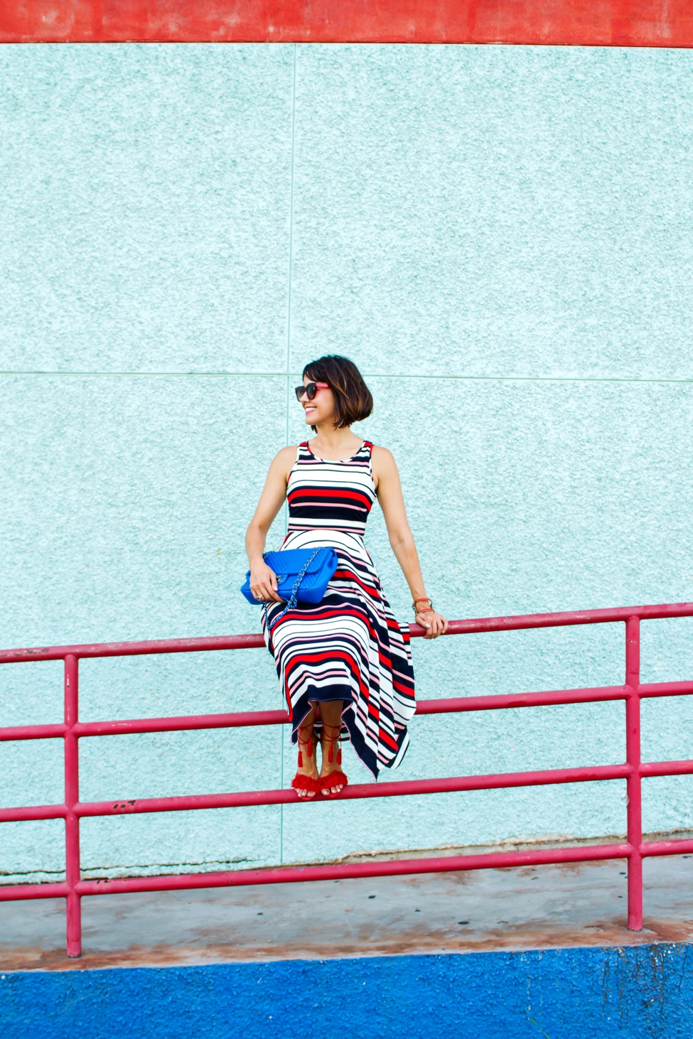 Wear Where Well ModCloth Workwear Red White Blue dress_0006