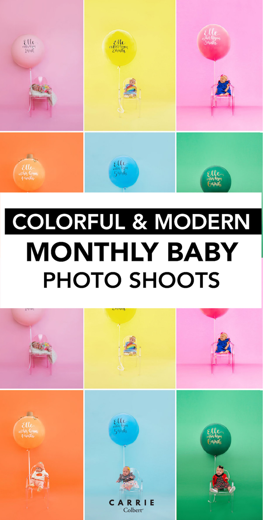 Monthly baby photos